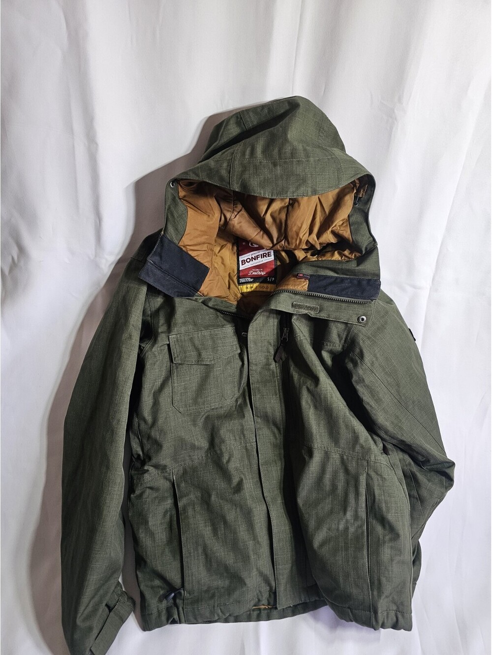 Bonfire Arctic Ski Jacket Size Small Snowboard Jacket Green